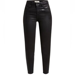 L'Agence Margot Coated High-Rise Skinny Ankle Jeans Size 31